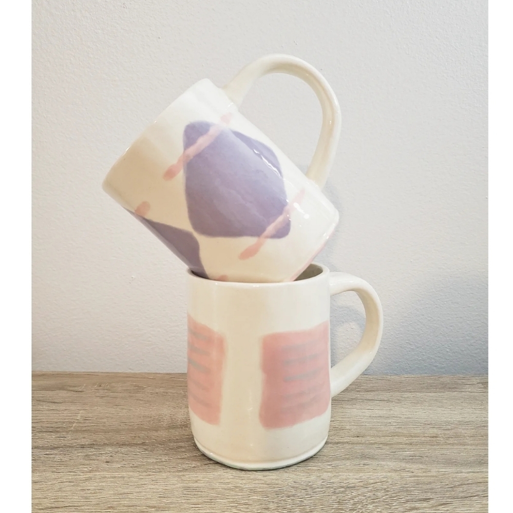 💜 VINTAGE handmade mugs 💜